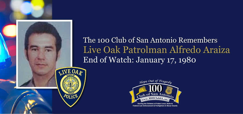 Live Oak Patrolman Alfredo Araiza