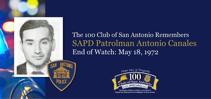 SAPD Patrolman Antonio Canales