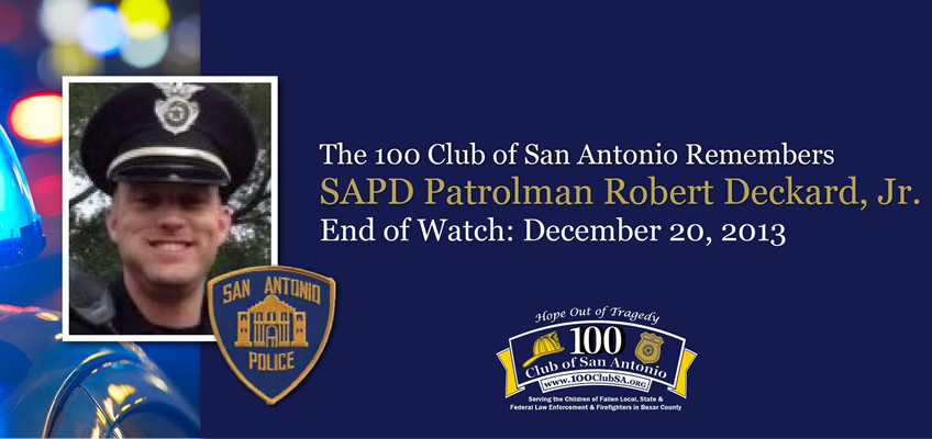 SAPD Patrolman Robert Deckard, Jr.