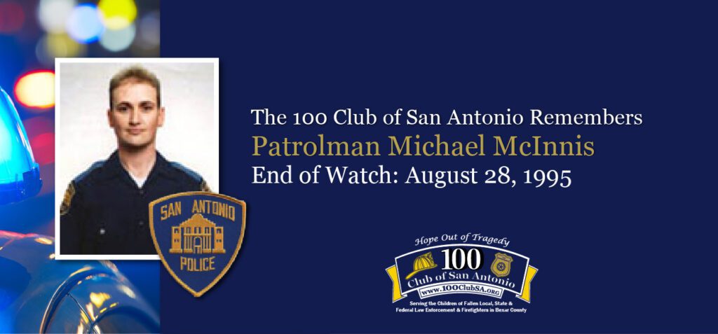 SAPD Patrolman Michael McInnis