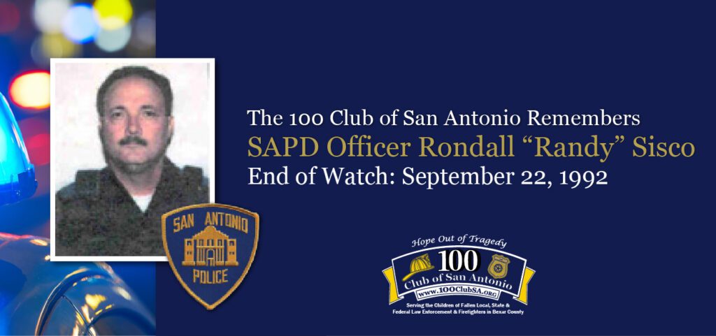 SAPD Officer Rondall "Randy" Sisco